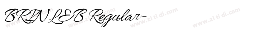 BRINLEB Regular字体转换 BRINLEB Regular字体转换